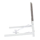 3D Linen fabric and Mesh Security Bed Rail - Gray