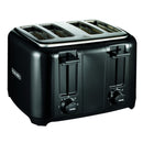 Proctor Silex Plastic Black 4 slot Toaster 8 in. H X 12.25 in. W X 11.31 in. D, Pack of 2