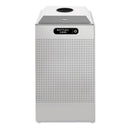 Rubbermaid Silhouette Can/Bottle Recycling Receptacle, Square, Steel, 29 Gal, Silver - RCPDCR24CSM
