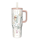 Winnie The Pooh 30oz Stainless Steel Tumbler - Slim Straw with Handle