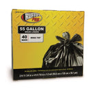 Ruffies 55 gal Drum Liners Wing Ties 40 pk