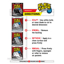 Flex Seal Family of Products Flex Tape MAX 8 in. W X 25 ft. L Clear Waterproof Repair Tape