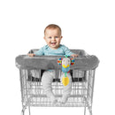 Take Cover Shopping Cart Cover - Gray Dot