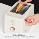 Thyme & Table 2-Slice Toaster - Sand White