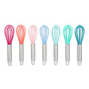 Core Kitchen Assorted Silicone/Stainless Steel Mini Whisk, Pack of 18