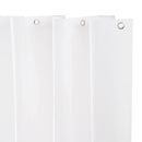Kenney 72 in. H X 70 in. W White Shower Curtain Liner PEVA