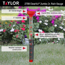 Taylor Jumbo Rain Gauge Bracket 3.74 in. W X 25 in. L, Pack of 12