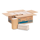 Georgia-Pacific Pacific Blue Basic S-Fold Paper Towels, 10 1/4X9 1/4, Brown, 250/Pack, 16 Pk/Ct - GPC23504