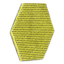 Scotch-Brite Dual Purpose Scour Pad, 5" X 5", Green/Yellow, 15/Carton - MMM96HEX