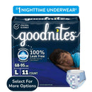 Boys' Nighttime Bedwetting Underwear - Blue