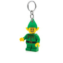 LEGO Minifigures Plastic Green/Yellow Elf Keychain w/LED Light, Pack of 6