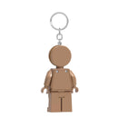 LEGO Minifigures Plastic Brown Gingerbread Man Keychain w/LED Light, Pack of 6