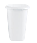 Rubbermaid 1.5 gal White Plastic Vanity Wastebasket, Pack of 6