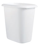 Rubbermaid 1.5 gal White Plastic Vanity Wastebasket, Pack of 6