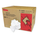 Cascades Tuff-Job Spunlace Towels, White, Crumple Pack, 14 3/8 X 14, 250/Carton - CSDW630