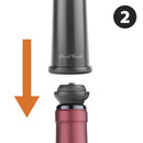 Final Touch Gray ABS Wine Pump and Stoppers