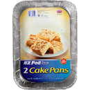 Hefty EZ Foil 9 in. W X 13 in. L Cake Pan 2 pc, Pack of 12