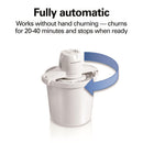 Hamilton Beach White 4 qt Ice Cream Maker 15.3 in. H X 12.5 in. W X 11.1 in. L, Pack of 2