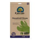 If You Care Green Rubber Small Latex Household Gloves, Pack of 12