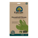 If You Care Green Rubber Large Latex Household Gloves, Pack of 12