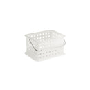 iDesign 5 in. H X 7 in. W X 9 in. L Frosted Clear Shower Caddy