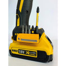 StealthMounts Bit Holders Compatible with DeWalt 20V; Yellow ABS Magnetic Bit Holder 2 pk