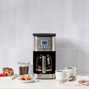 DCC-3200 14-Cup Glass Carafe with Stainless Steel Handle Programmable Coffeemaker - Silver