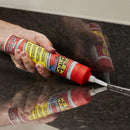 Flex Seal Family of Products Flex Caulk Clear Polymer Advanced Hybrid Polymer Caulk 6.6 oz, Pack of 4
