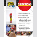 Flex Seal Family of Products Flex Caulk Clear Polymer Advanced Hybrid Polymer Caulk 6.6 oz, Pack of 4