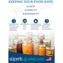 Superb Wide Mouth Canning Lid 60 pk