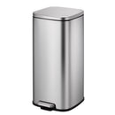 EKO Stella 7.9 gal Silver Stainless Steel Step Pedal Trash Can
