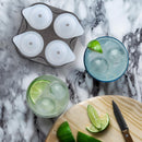 Final Touch Gray Plastic Ice Tray