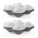 Final Touch Gray Plastic Ice Tray