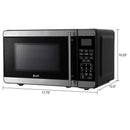 Avanti 0.7 cu ft Black/Silver Microwave 700 W