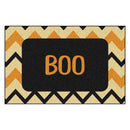 Fanmats 30 in. W X 20 in. L Multi-Color Chevron Boo Rubber Door Mat, Pack of 6