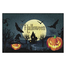 Fanmats 30 in. W X 20 in. L Multi-Color Haunted Halloween Nylon Door Mat, Pack of 6