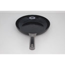 Imusa Mirro Ceramic Coated Aluminum Fry Pan 12 in. Black