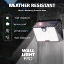 Bell & Howell Bionic Black Motion-Sensing LED Solar Wall Light
