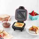 Dash Red Plastic Nonstick Surface Sandwich Maker