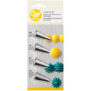 Wilton Stainless Steel Large Cake Decorating Tips 4 pc
