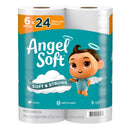 Angel Soft Toilet Paper 6 Rolls 320 sheet 1280 in., Pack of 6