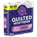 Quilted Northern Ultra Plush Toilet Paper 12 Rolls 255 sheet 1020 in., Pack of 4