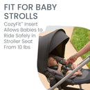 Grove Modular Lightweight Baby Stroller - Pindot Stone