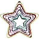 Wilton Star-Shaped Fondant Embosser and Cutter 6 pc