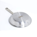 Made In Cookware Ceramic/Stainless Steel Fry Pan 8 in. Silver/White
