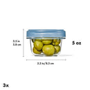 OXO Good Grips 5 oz Food Storage Container Set 3 pk