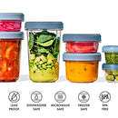 OXO Good Grips 32 oz Blue/Clear Food Storage Container Set 2 pk