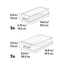 OXO Good Grips Plastic Refrigerator Bin Set