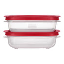Rubbermaid Easy Store 3.57 cups Clear Food Storage Container Set 2 pk, Pack of 4