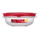 Rubbermaid Easy Store 4.55 cups Clear Food Container and Lid 1 pk, Pack of 4